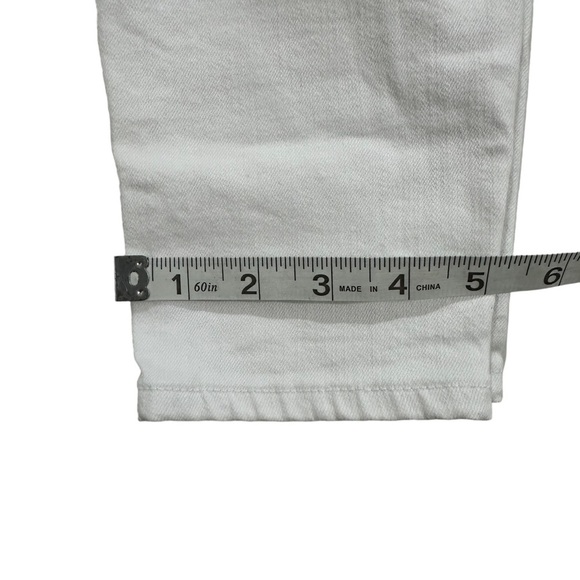 Pistola Women Optic White Wash Jeans Sz 25x27 Mid Rise Stretch Cotton Blend - Picture 13 of 13
